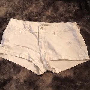 Abercrombie and Fitch White Shorts